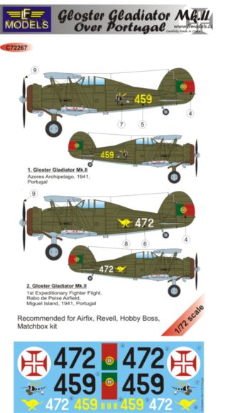Gloster Gladiator MKII over Portugal c72267