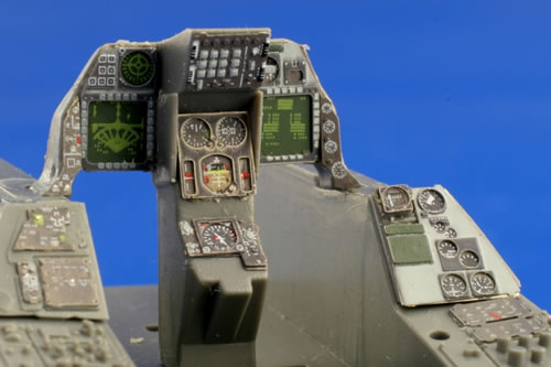 Detail set F16CJ Fighting Falcon Interior (Academy) E32-549