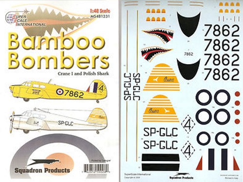 48-1231 Bamboo Bombers, Cessna UC78 Crane (Polish Shark, RCAF) 48-1231