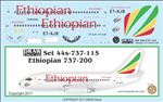 Boeing 737-200 (Ethiopian NC) 44-737-115
