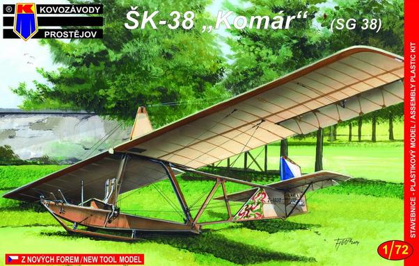 Schulgleiter SK38 Komár/SG 38 (Czechoslovakia, Poland, Austria) 2 kits included KPM7225