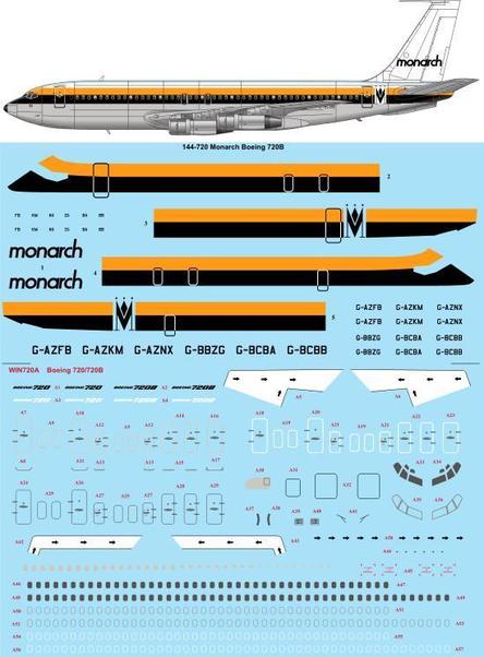 Boeing 720B (Monarch) 144-720