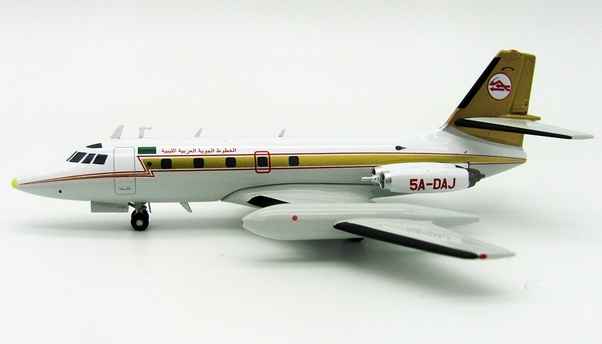 Lockheed L-1329 JetStar 8 (Libyan Arab Airlines) 5A-DAJ With Stand IF3291116