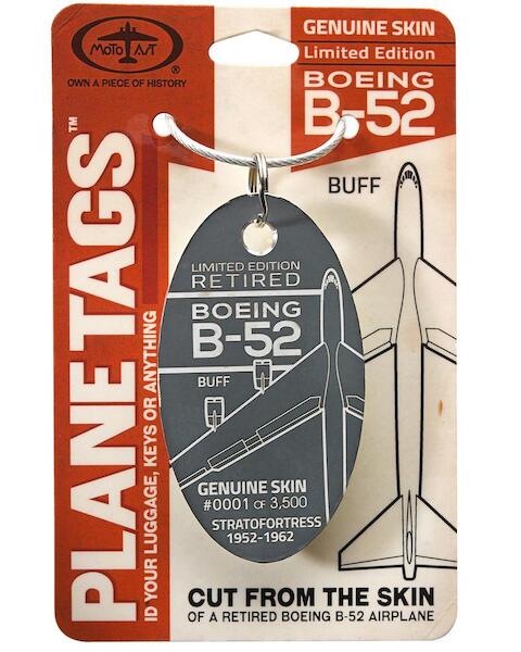 Keychain made of real aircraft skin: Boeing B-52 BUFF B-52 BUFF
