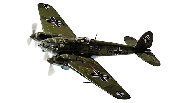 Heinkel He-111 H-2 1H+JA, Luftwaffe, Stab./KG26, 28th October 1939, 'The Humbie Heinkel' AA33717