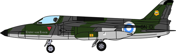 Folland Gnat F1 (Finnish Air Force, Kreivi Von Rosen) AV7228003