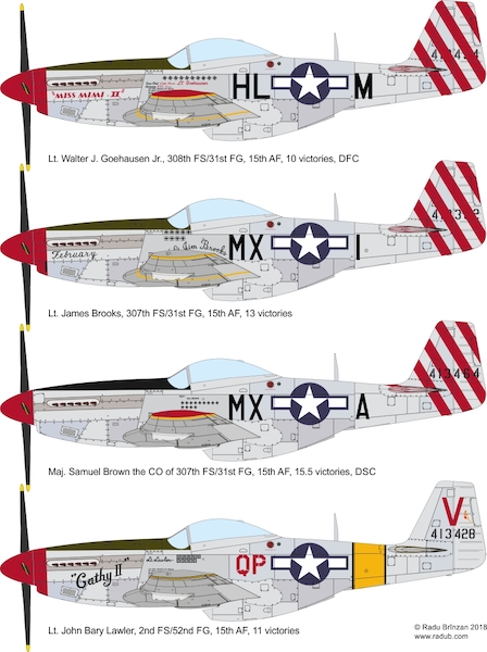 Red Nose P51D-5 Mustang Aces RB-D72025