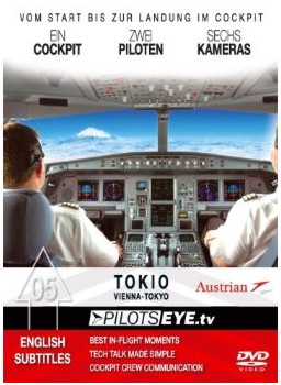 Cockpitflight Boeing 777-2Z9ER Austrian : Vienna-Tokyo 9783940358059