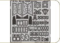 Detailset Mirage 2000B Interior Self Adhesive (Kinetic) E49-555