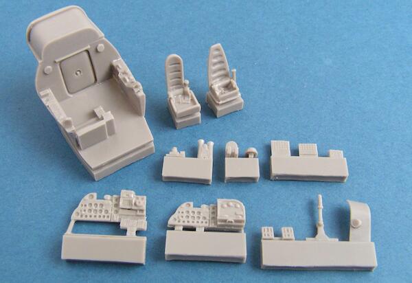 F3D-2/2T2/EF-10B Skyknight cockpit set (Sword) C72125