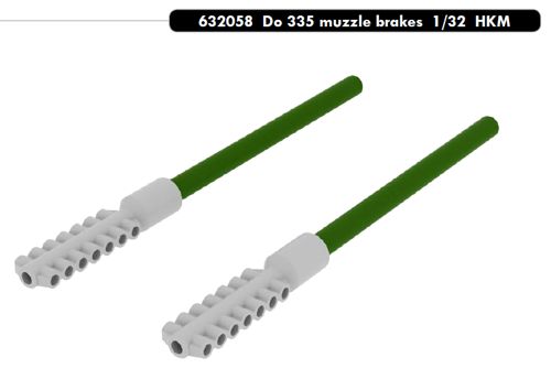 Dornier Do335 Muzzle Brakes (Hong Kong Models) E632058