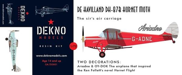 De Havilland DH-87B Hornet Moth (G-ADNA and OY-DOK) GA.720601