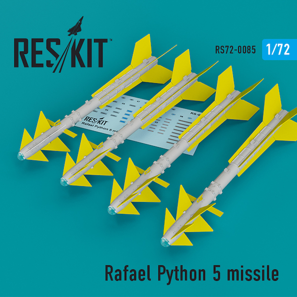 Rafael Python 5 Missile (4x) RS72-0085