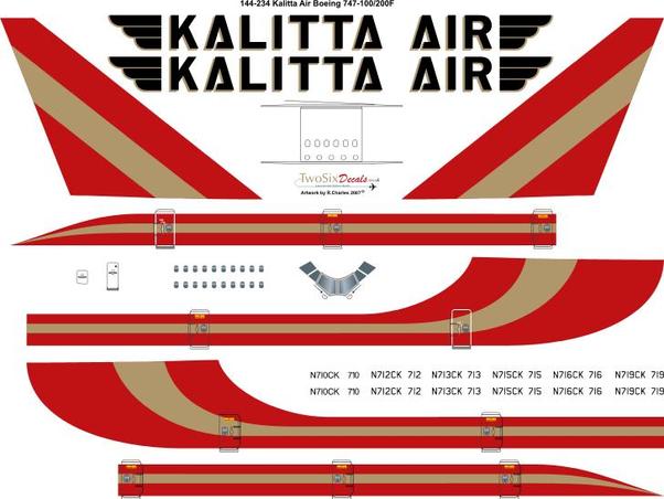 Boeing 747-200 (Kalitta) 144-234