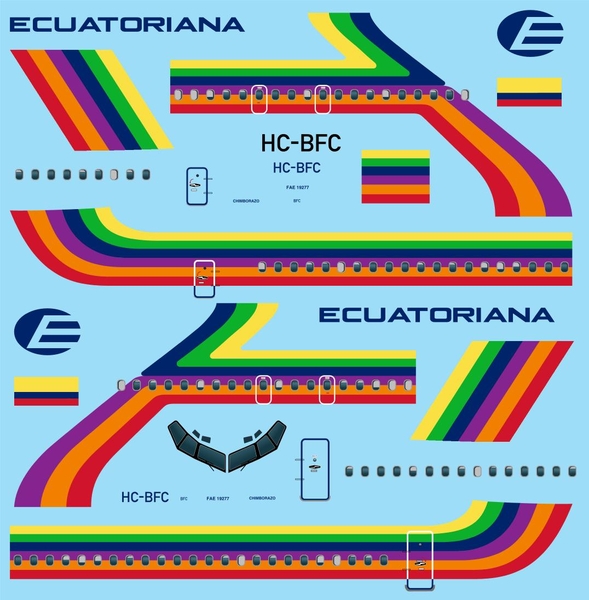Boeing 707-320 (Ecuatoriana) 72-107