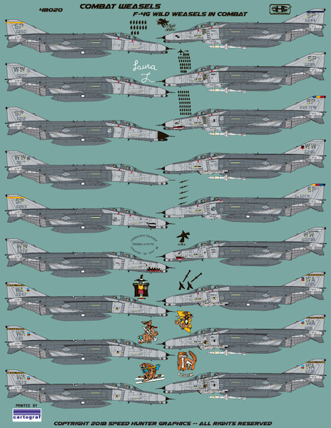 Combat Weasels, F-4G Wild Weasels in combat SHG48020