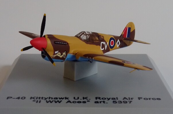 Curtiss P-40 Kittyhawk RAF WW2 Aces Nr. CV 5397