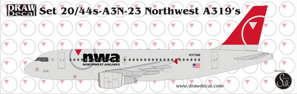 A319 (Northwest New Colours) 20-A3N-23