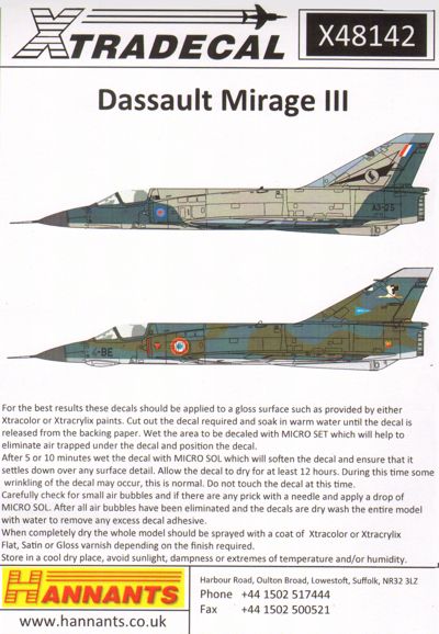 Dassault Mirage III X48142