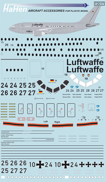 Airbus A310 MRT (Luftwaffe) Hh72017