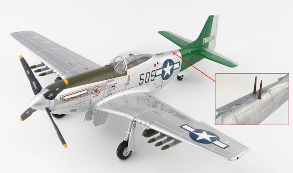 P51D Mustang USAAF, Capt. Abner M. Aust, Jr. 457th FS, 506th FG, 7th AF, Iwo Jima, 1945 HA7743B