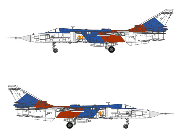Sukhoi SU-24MR Russian Air Force 40 Yellow CA722407