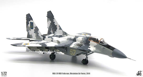 Mig 29 MU1 Fulcrum Ukrainian Air Force, '52' yellow 2014 JCW-72-MG29-011