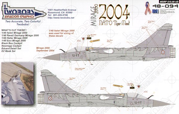 Mirage 2000 (French AF 12-YT NATO Tiger Meet 2004) tb48-094