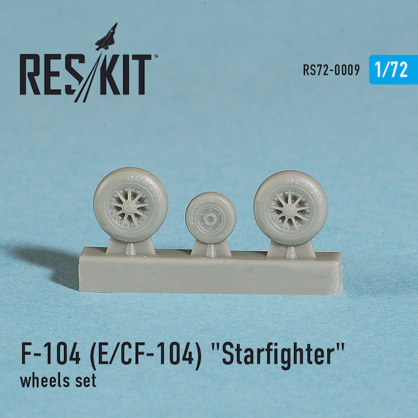 Lockheed F104 (CF104) Starfighter Wheels set RS72-0009