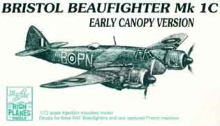 Bristol Beaufighter MK1c Early canopy version 72025
