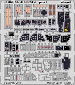 Detailset Messerschmitt Me410 Interior Self Adhesive (Meng) E49-602