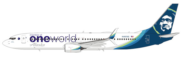 Boeing 737-900ER Alaska Airlines N487AS One World 79001