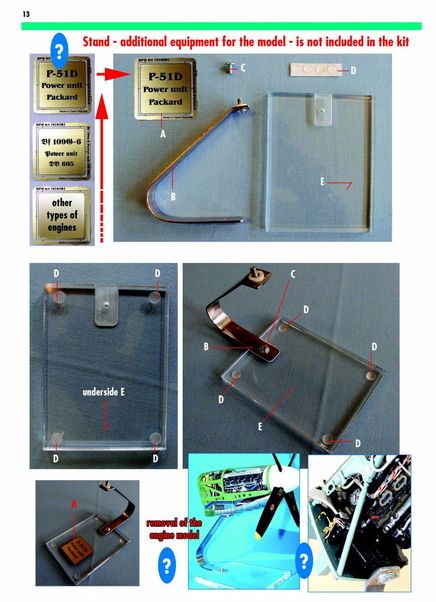 Stand for engine models HPH-stand
