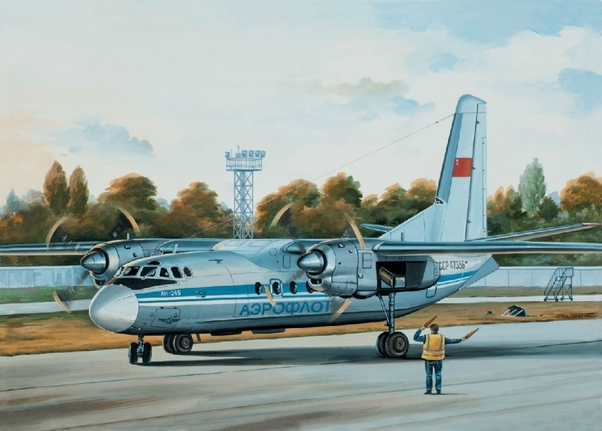 Antonov AN24B (Aeroflot OC, LOT NC) 14461