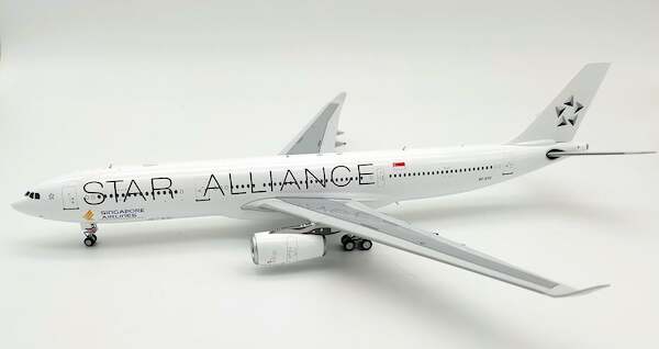 Airbus A330-343 Singapore Star Alliance 9V-STU With Stand WB-A330-3-012