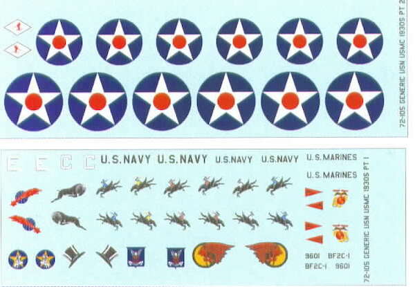 USN and USMC Insignia 1930s Part 1 72-105