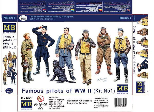 Famous Pilots of WW2 Kit 1 mb3201