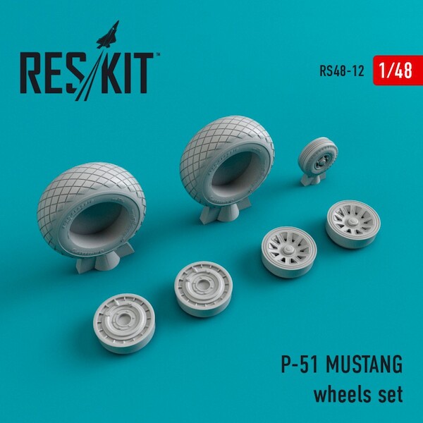 P51 Mustang Wheels set RS48-0012