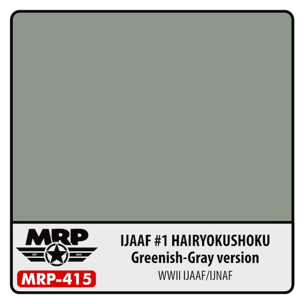 IJAAF #1 Hairyokushoku (Greenish Gray Version)(30ml Bottle)  MRP-415