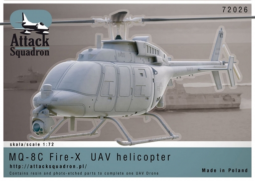 MQ-8C Fire X UAV drone helicopter AS72026
