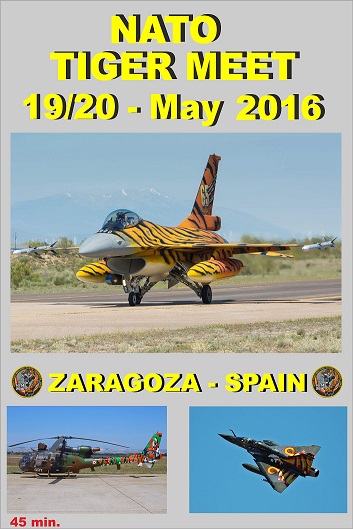 NATO Tiger Meet 19/20 May 2016 Zaragoza - Spain DVD-ZARAGOZA
