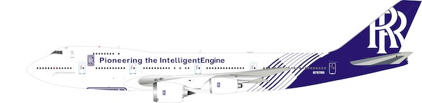 Boeing 747-200B Rolls-Royce N787RR With Stand IF742RR787