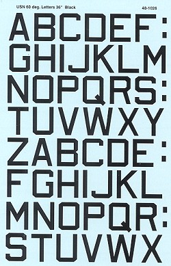 48-1026 USN 60 DEGR. Letters 36