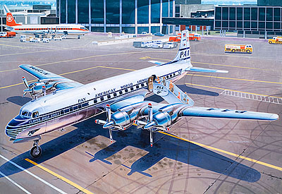 Douglas DC7C (Panam, Südflug) 04242