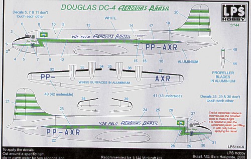 Douglas DC4 (Aerovias Brasil) LPS144-09
