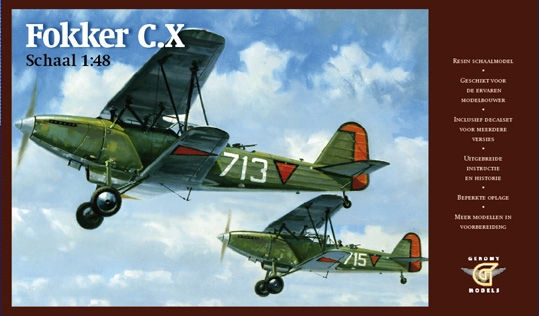 Fokker CX (IN STOCK AGAIN) g48-003