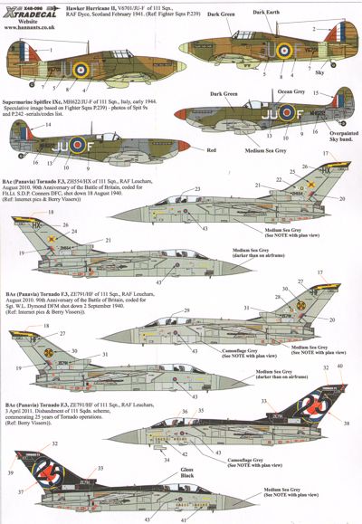 RAF no 111squadron History X48096