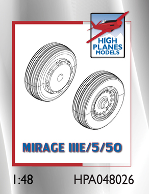 Mirage IIIE/O/5/50 Main Wheels HPA048026