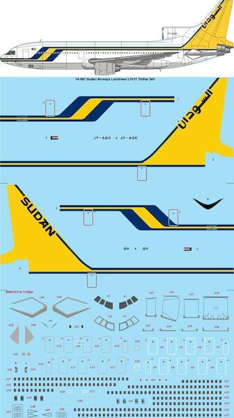 Lockheed L1011 Tristar 500 (Sudan Airways) 144-881