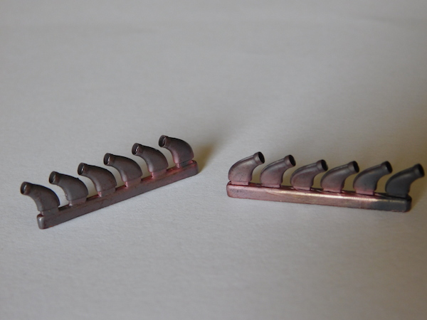 P51B/C/D Mustang Exhaust without Fairing (Tamiya) 32.041